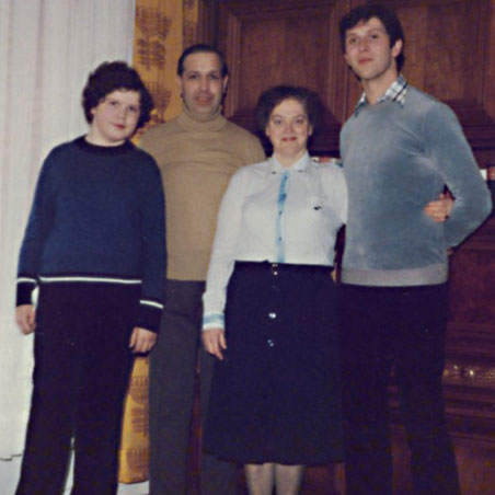 Norbert, Herbert, Edith und Roland 1979